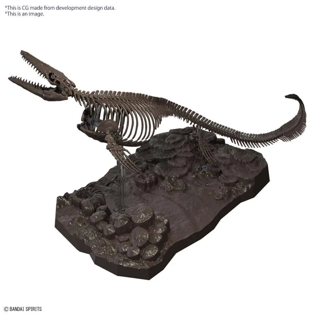 Maquette imaginary skeleton mosasaurus 1/32
